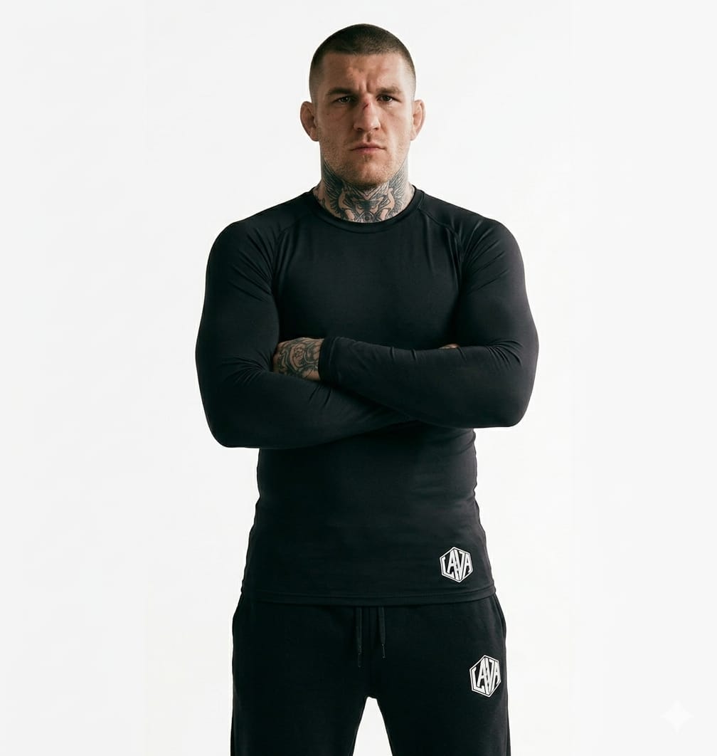 LAVA Longsleeve – Schwarz